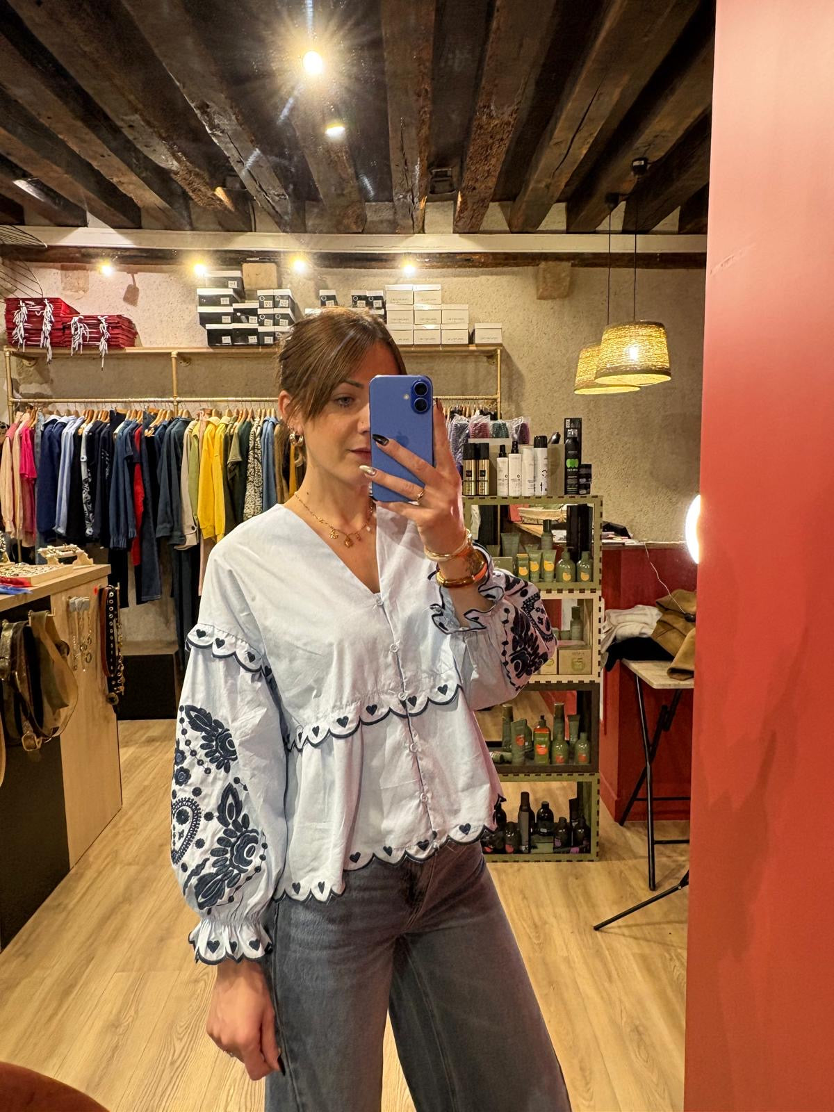 Chemise bleu ciel