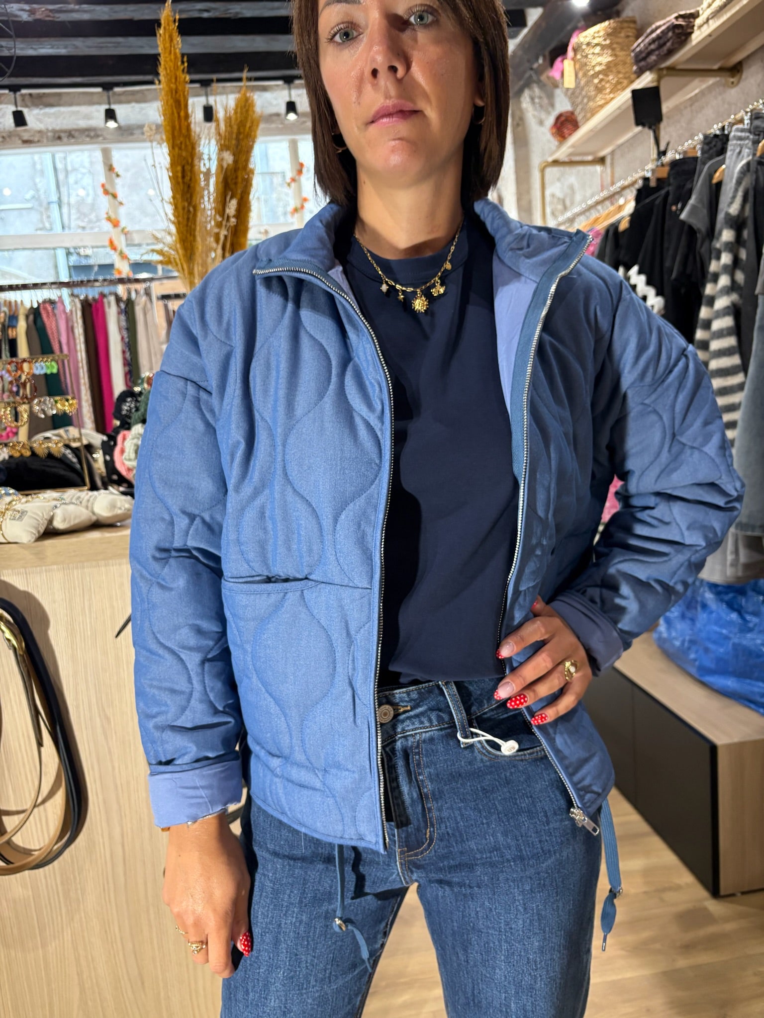 Veste bleu