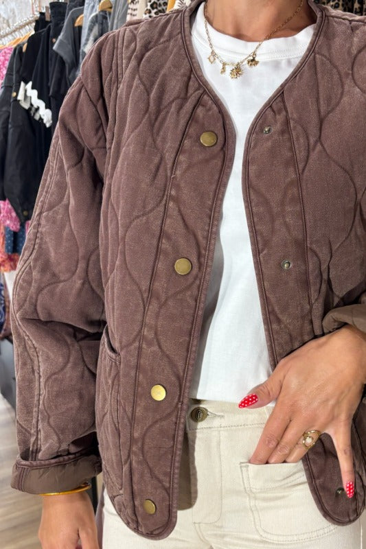 Veste marron