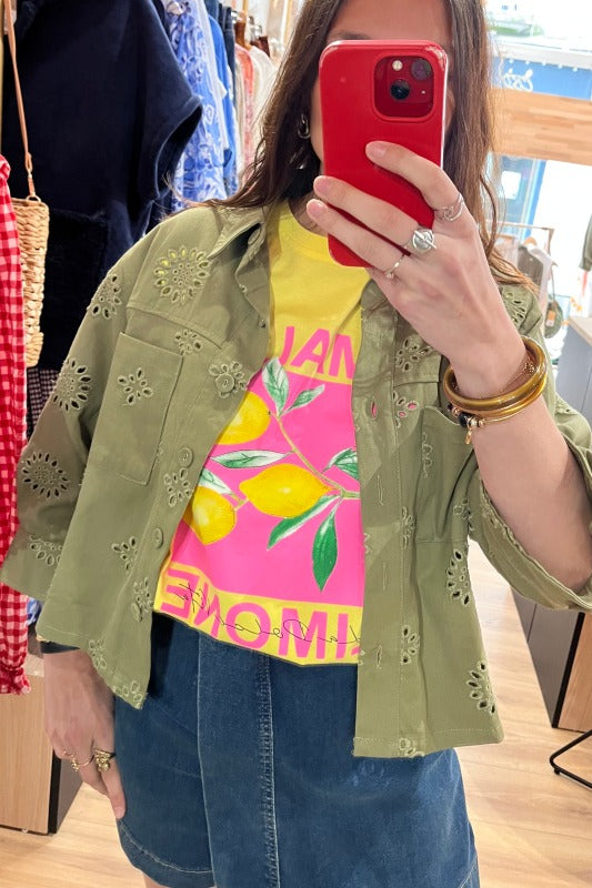 Veste kaki
