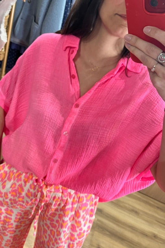 Chemise gaz de coton