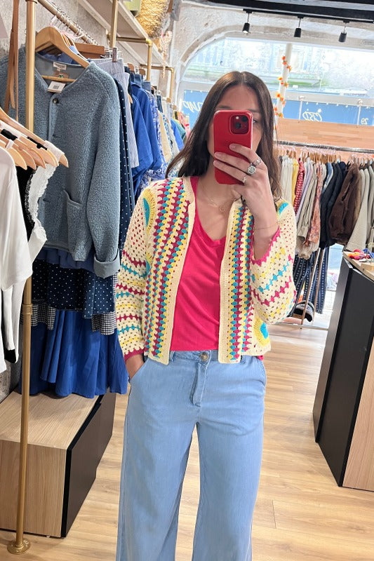 Gilet crochet