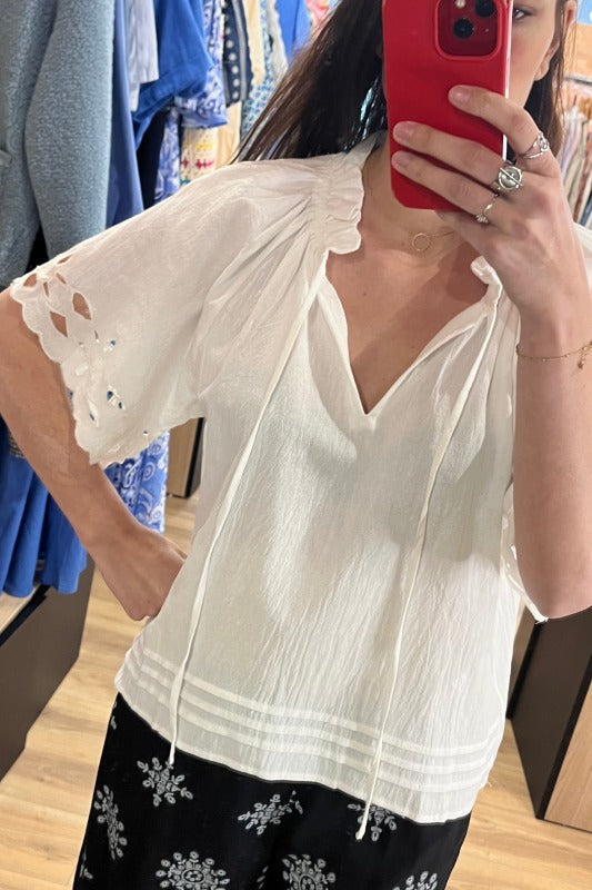 Blouse blanche