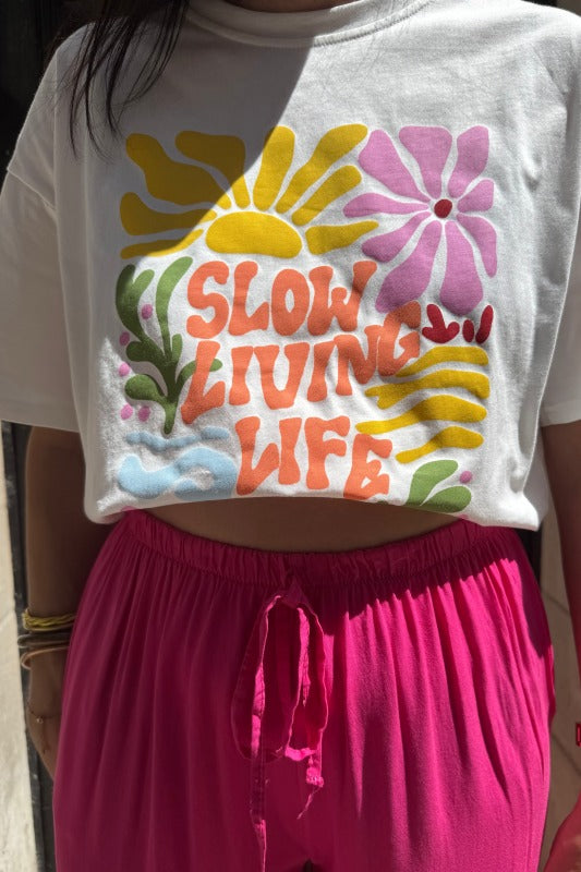 Tee-shirt fleuri