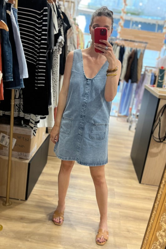 Robe en jean