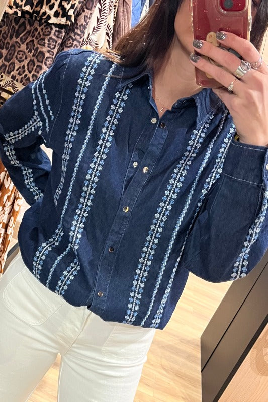 Chemise denim